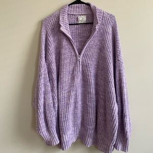Aerie chillside quarter zip sweater